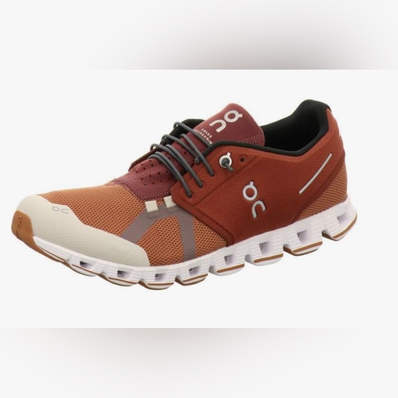 On Cloud Cloudflow Sneakers Trail Running Shoes Pecan Red Brick Men’s size 14